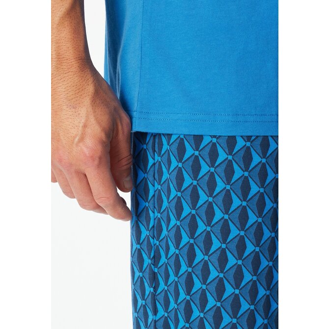 Schiesser Pyjama Court aquarium 181157 52/L