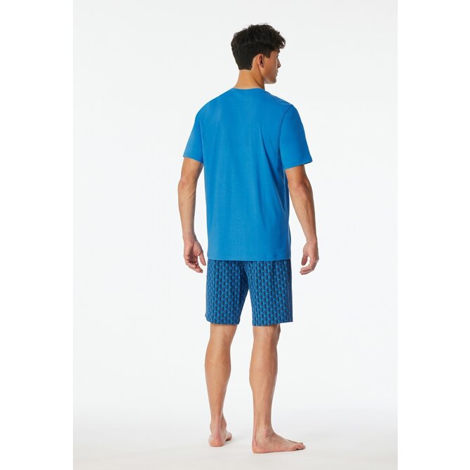 Schiesser Pyjama Court aquarium 181157 54/XL