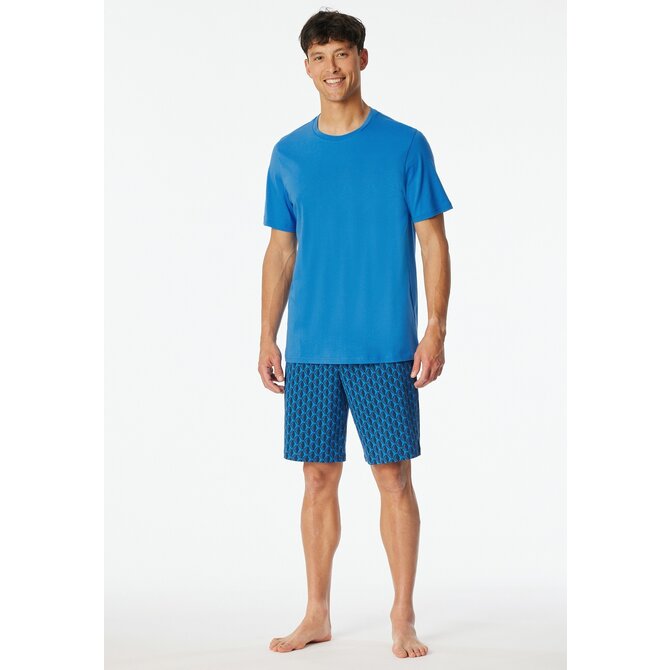 Schiesser Pyjama Short aquarium 181157 56/XXL