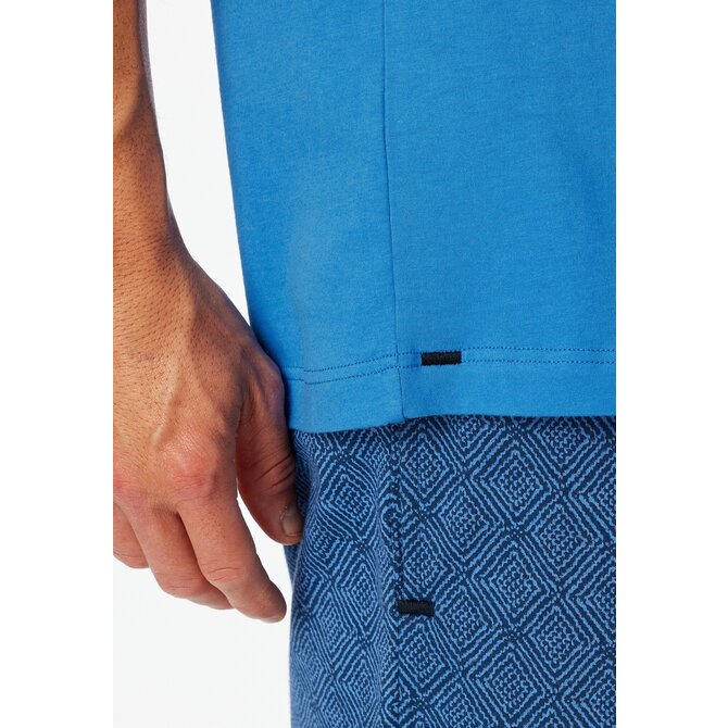 Schiesser Chemise 1/2 aquarium 182179 52/L Schiesser Chemise 1/2 aquarium 182179 52/L