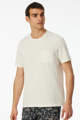 Schiesser Chemise 1/2 blanc cassé 182599 50/M