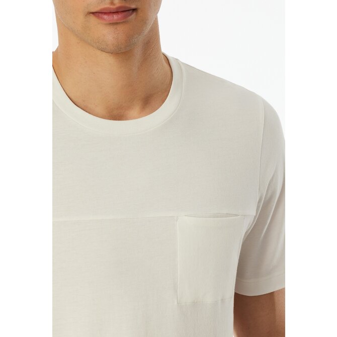 Schiesser Chemise 1/2 blanc cassé 182599 52/L