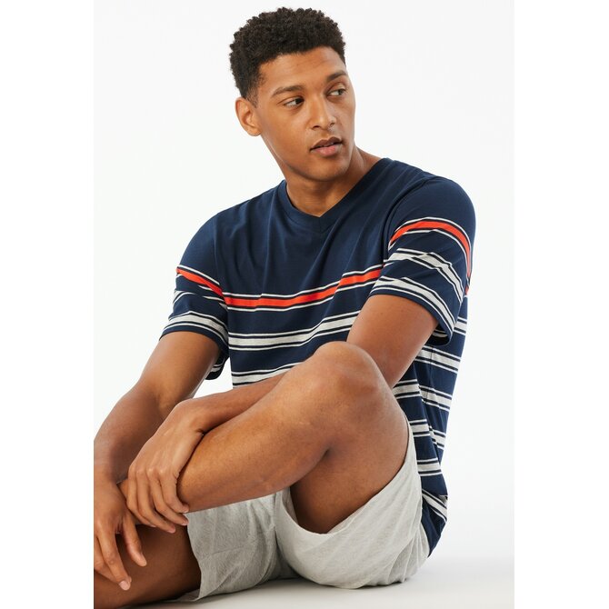 Schiesser Pyjama Court bleu nuit 182604 58/3XL