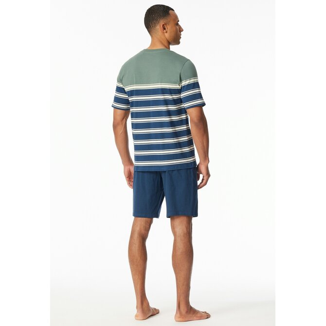 Schiesser Pyjama Court kaki 182604 48/S