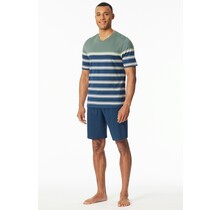 Schiesser Pyjama Court kaki 182604 50/M