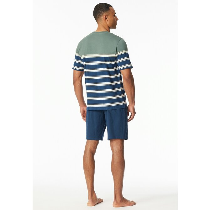 Schiesser Pyjama Court kaki 182604 54/XL