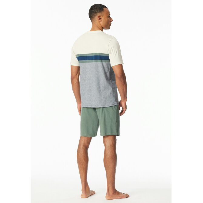 Pyjama court Schiesser kaki 182607 54/XL