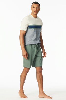 Schiesser Pyjama Short khaki  182607 56/XXL