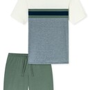 Schiesser Schiesser Pyjama Court kaki 182607 56/XXL