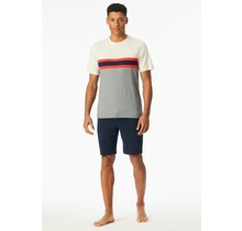 Schiesser Pyjama Short light red  182607 50/M