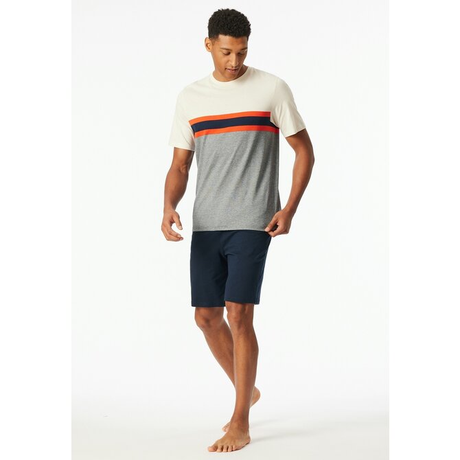 Schiesser Pyjama Short light red  182607 50/M