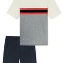 Schiesser Schiesser Pyjama Short light red  182607 54/XL