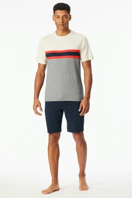 Schiesser Pyjama Short light red  182607 58/3XL