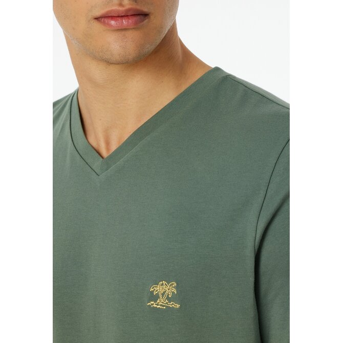 Pyjama court Schiesser kaki 182609 48/S