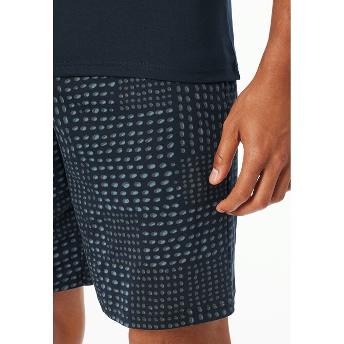 Schiesser Pyjama Short graphite 182613 50/M