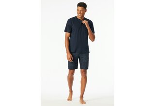 Schiesser Pyjama Short graphite 182613 52/L