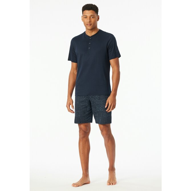 Schiesser Pyjama Court graphite 182613 54/XL