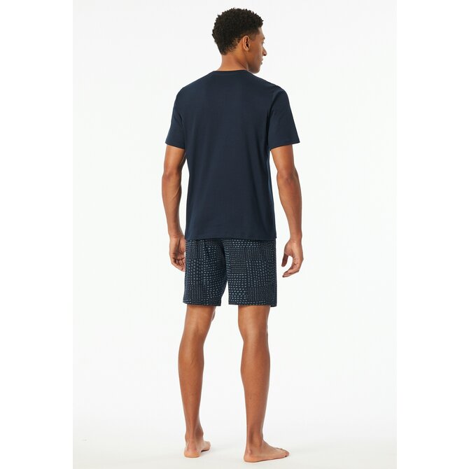 Schiesser Pyjama Short graphite 182613 56/XXL