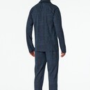 Schiesser Schiesser Pyjama Long  graphite 182656 48/S