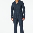 Schiesser Schiesser Pyjama Long  graphite 182656 54/XL