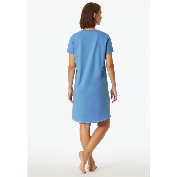 Chemise de nuit Schiesser bleu clair 181252 38/M