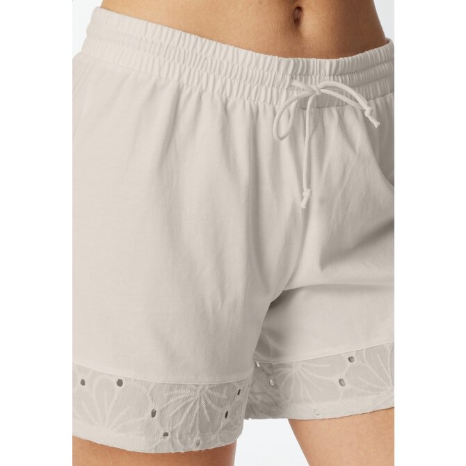 Schiesser Pyjama Court blanc cassé 182536 40/L