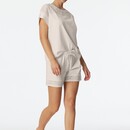 Schiesser Schiesser Pyjama Court blanc cassé 182536 42/XL