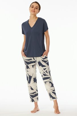 Schiesser Pyjamas 3/4  graphite 182540 40/L