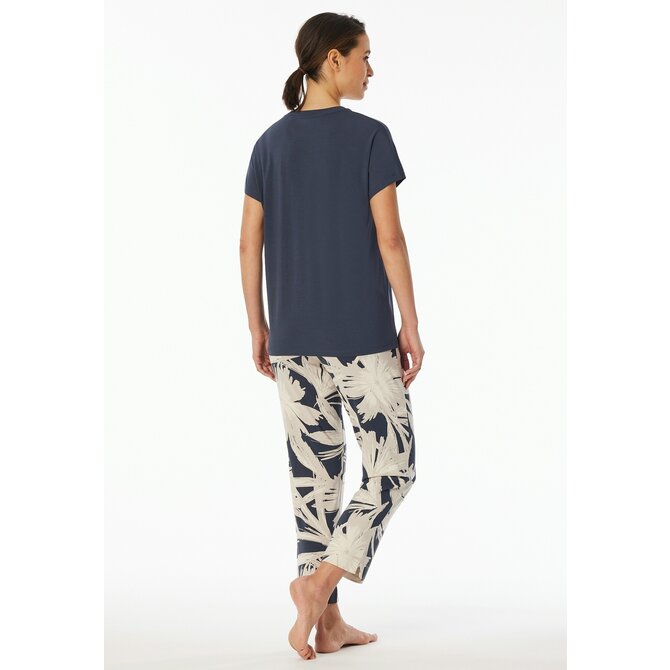 Schiesser Pyjamas 3/4  graphite 182540 40/L Schiesser Pyjamas 3/4  graphite 182540 40/L