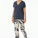 Schiesser Schiesser Pyjamas 3/4  graphite 182540 40/L