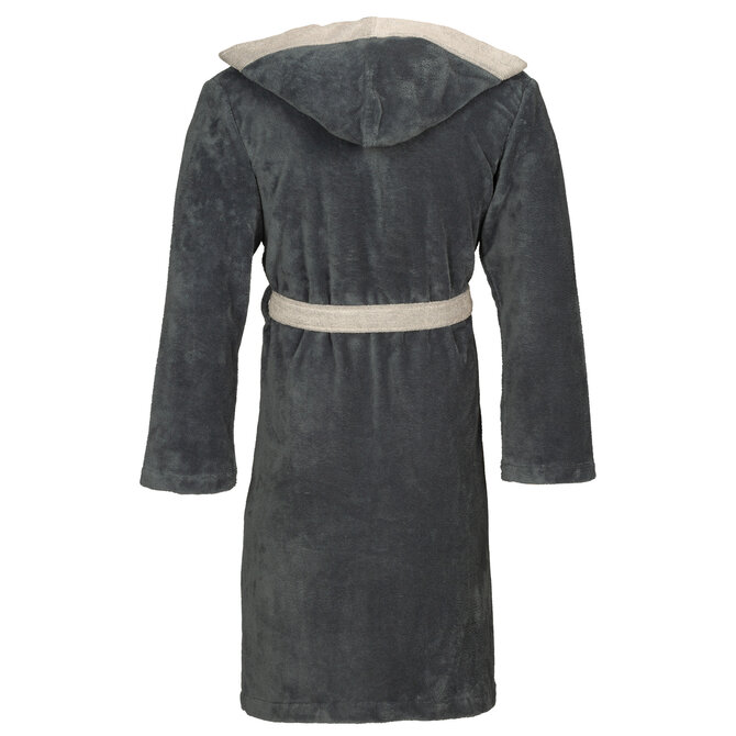 Vossen Peignoir Poppy flanelle/gris clair M