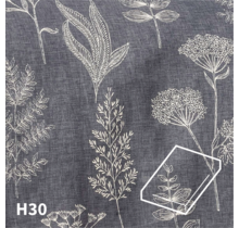 Housse de couette Dommelin Erbe Satin 400TC Gris-Beige 140x200/220