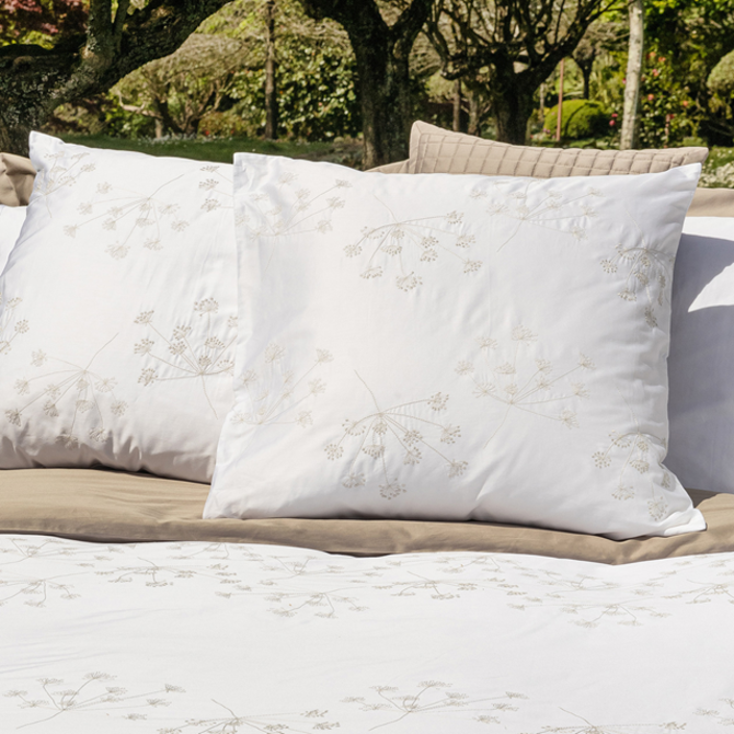 Housse de couette Dommelin Calma Satin 300TC Blanc 240x200/220