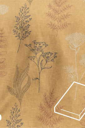 Taie d'oreiller Dommelin Erbe Satin 400TC Bronze-Camel 60x70