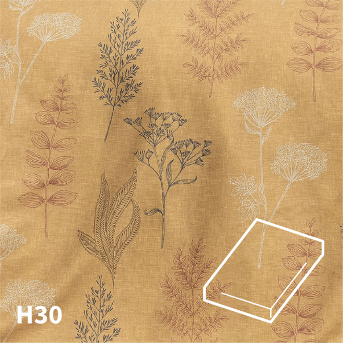 Dommelin kussensloop Erbe Satijn 400TC Brons-Camel 60x70