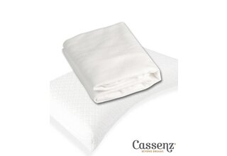 Cassenz molton kussensloop Monaco 13-15cm