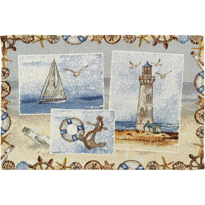 Sander set de table Cartes postales 32x48 Fb. 40 - Multi