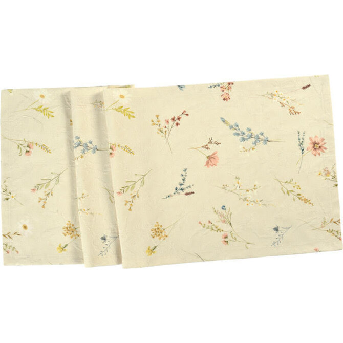 Sander tafelkleed Flam 100x100 Fb. 49 - Beige