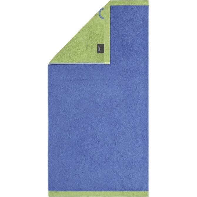 Cawo Lifestyle Splash Doubleface 7071 Handdoek 50x100 capri/pistazie