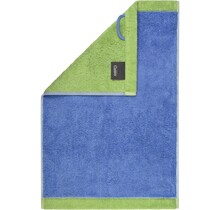 Cawo Lifestyle Splash Doubleface 7071 Serviette d'invité 30x50 capri/pistache