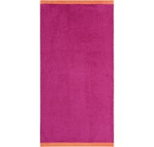Cawo Lifestyle Splash Doubleface 7071 Serviette 50x100 rose/mandarine