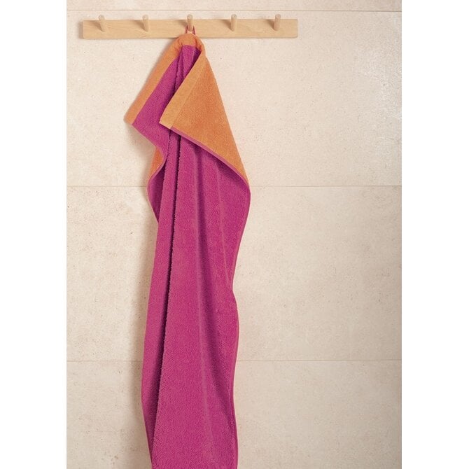 Cawo Lifestyle Splash Doubleface 7071 Handdoek 50x100 pink/mandarine
