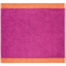 Cawö Cawo Lifestyle Splash Doubleface 7071 Serviette de douche 70x140 rose/mandarine