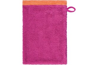 Cawo Lifestyle Splash Doubleface 7071 Gant de toilette 16x22 rose/mandarine