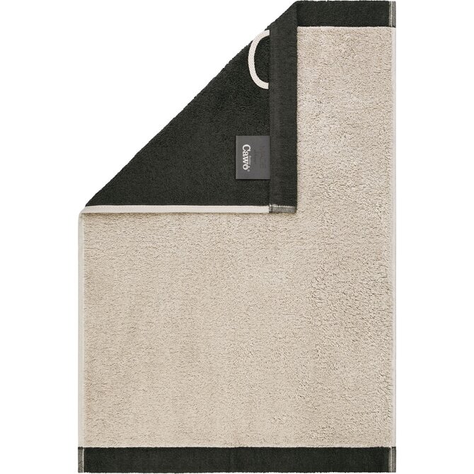 Cawo Lifestyle Splash Doubleface 7071 Handdoek 50x100 leinen/basalt
