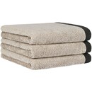 Cawö Cawo Lifestyle Splash Doubleface 7071 Handdoek 50x100 leinen/basalt