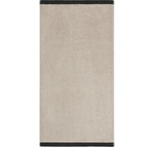 Cawo Lifestyle Splash Doubleface 7071 Douchelaken 70x140 leinen/basalt