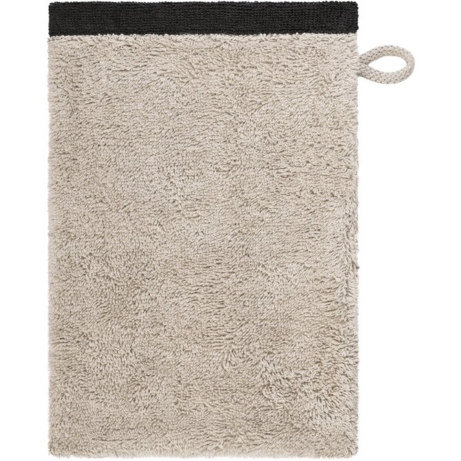 Cawo Lifestyle Splash Doubleface 7071 Gant de toilette 16x22 lin/basalte