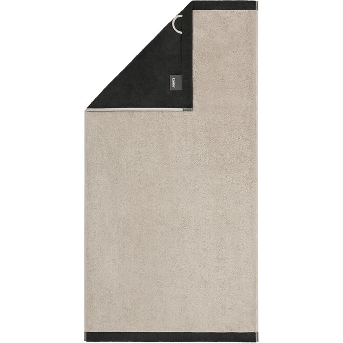 Cawo Lifestyle Splash Doubleface 7071 Gant de toilette 30x30 lin/basalte