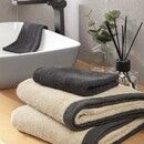 Cawö Cawo Lifestyle Splash Doubleface 7071 Gant de toilette 30x30 lin/basalte